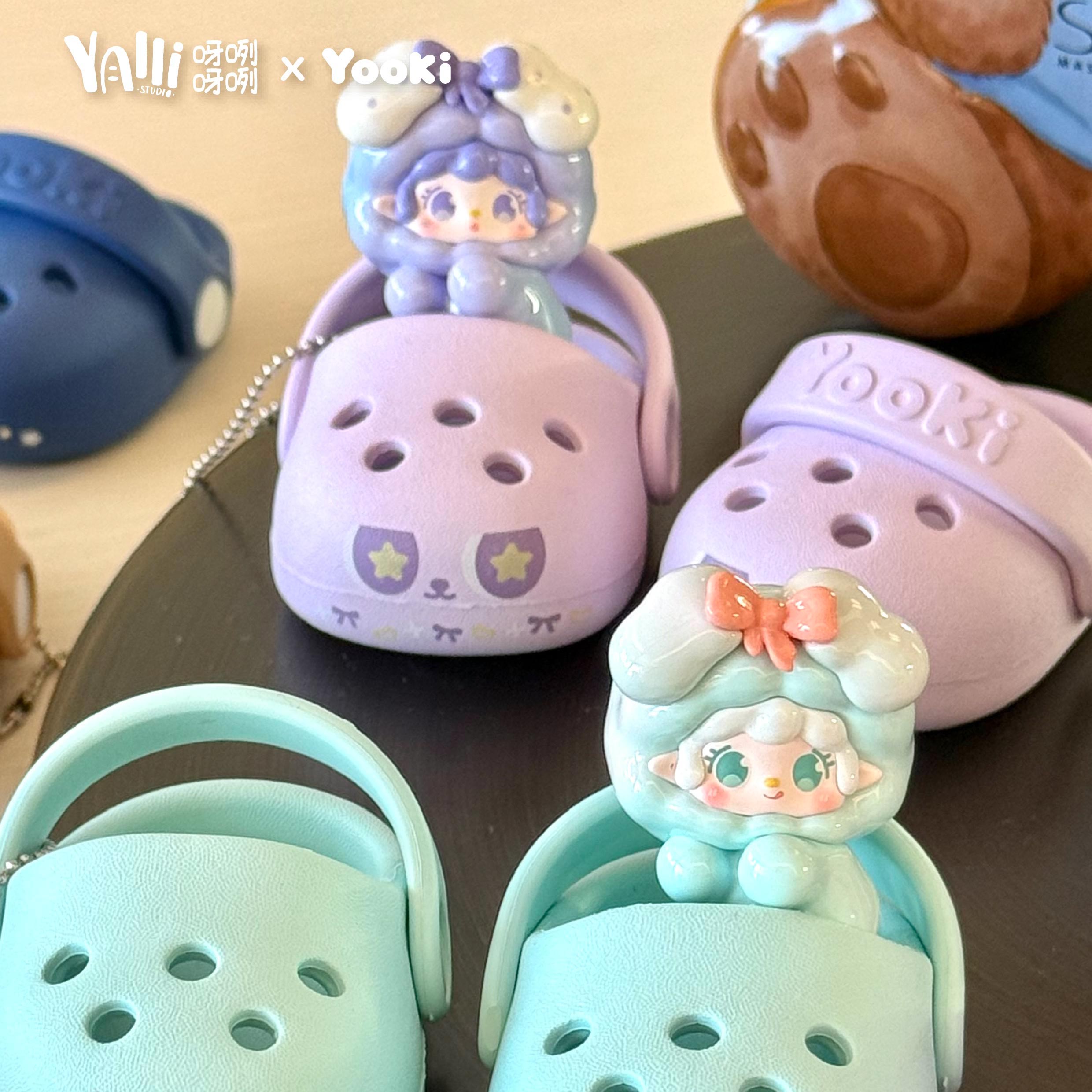【拆盒】氧氧Yooki[可爱洞起来]洞洞鞋盲盒挂件潮玩爱礼物