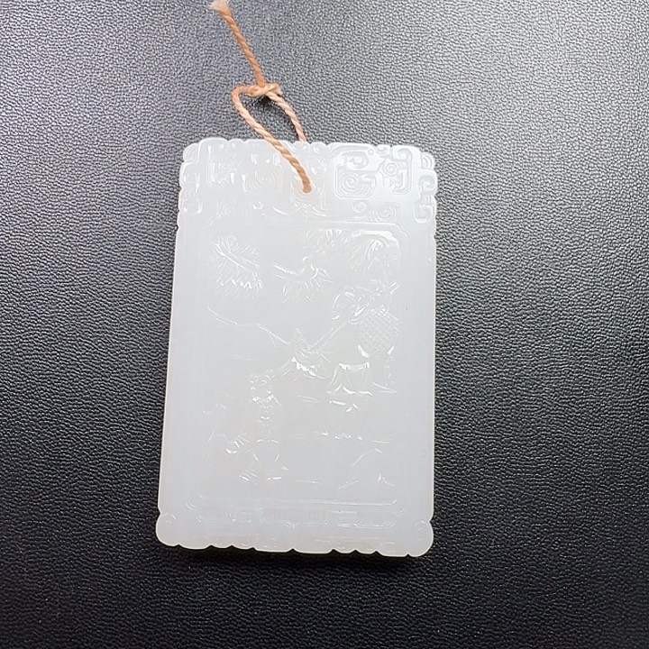 西***景和田玉未镶嵌挂件