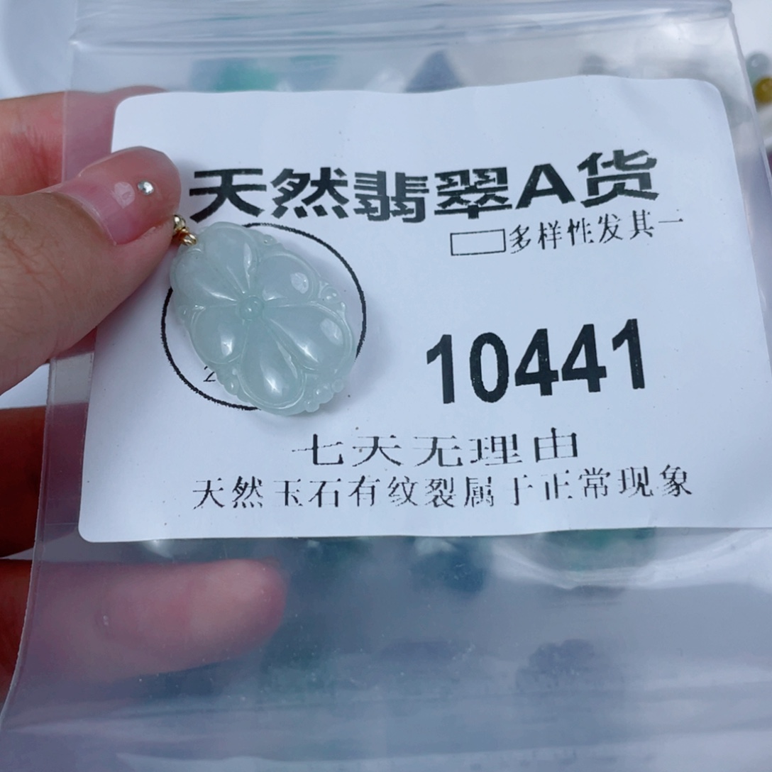 翡翠未镶嵌颈饰10441