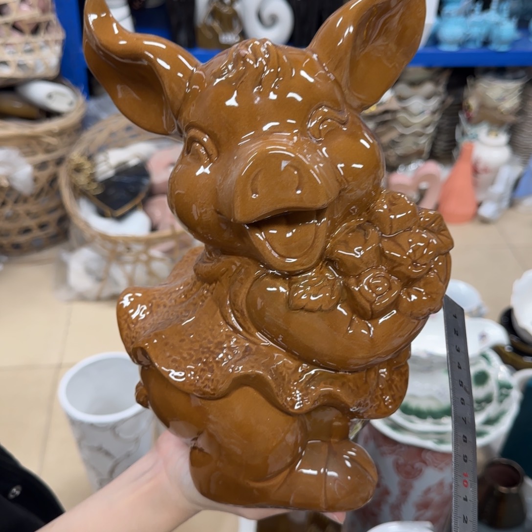 瓷片陶瓷工艺花瓶摆件