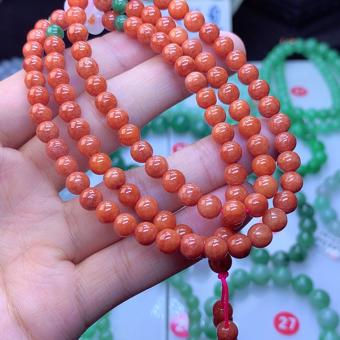 翡翠毛衣链未镶嵌6.3