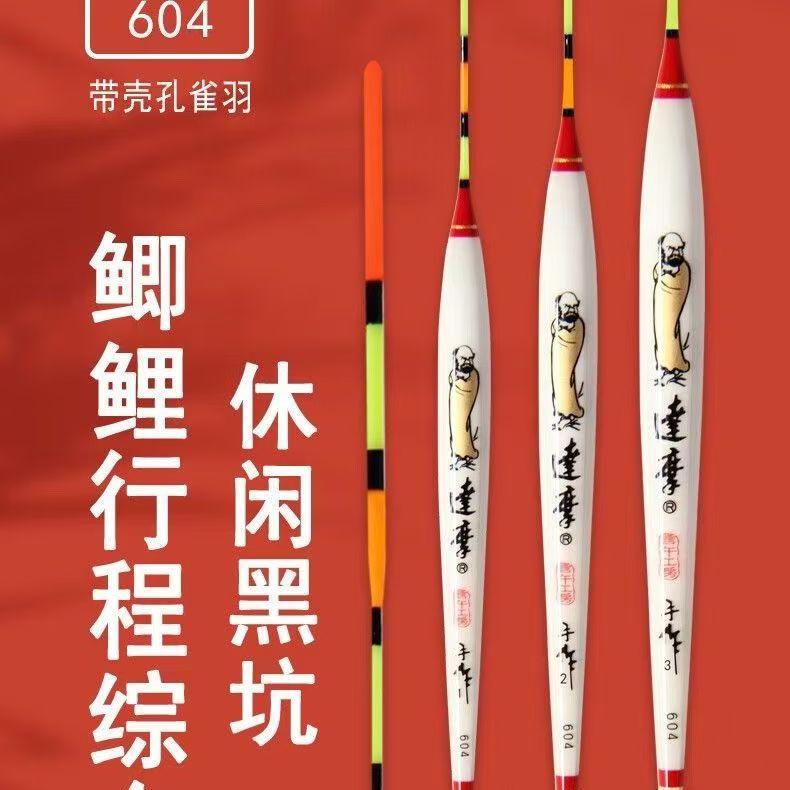 604孔雀羽鱼漂综合版鲫鱼鲤鱼黑坑水库行程