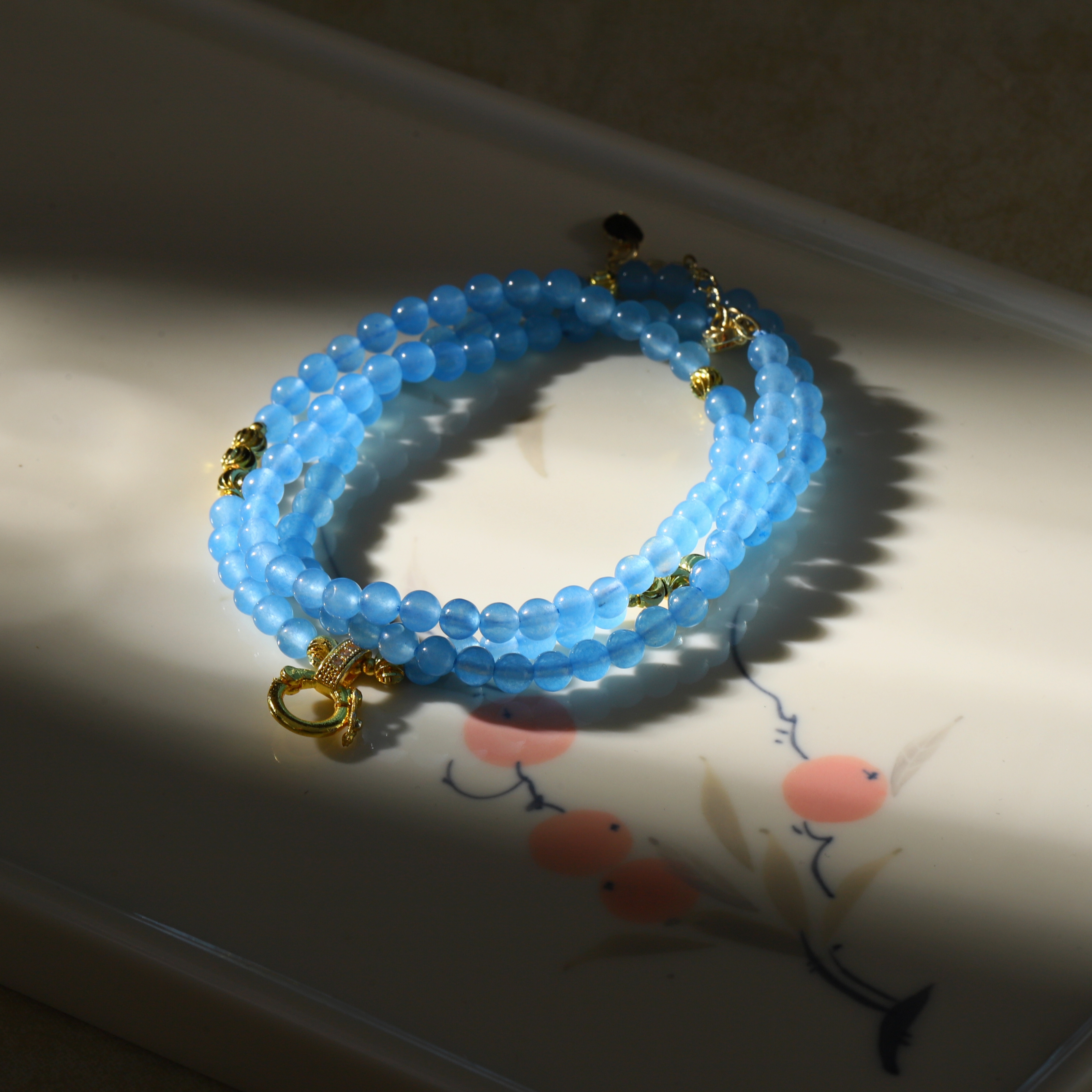 高定珠宝蓝翡一体链XM1982S