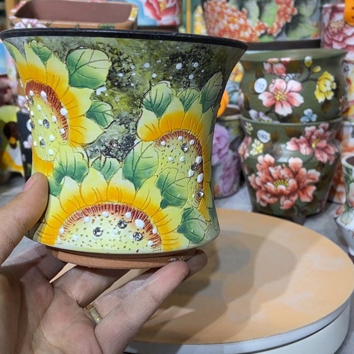 红陶景德镇艺术手绘作品