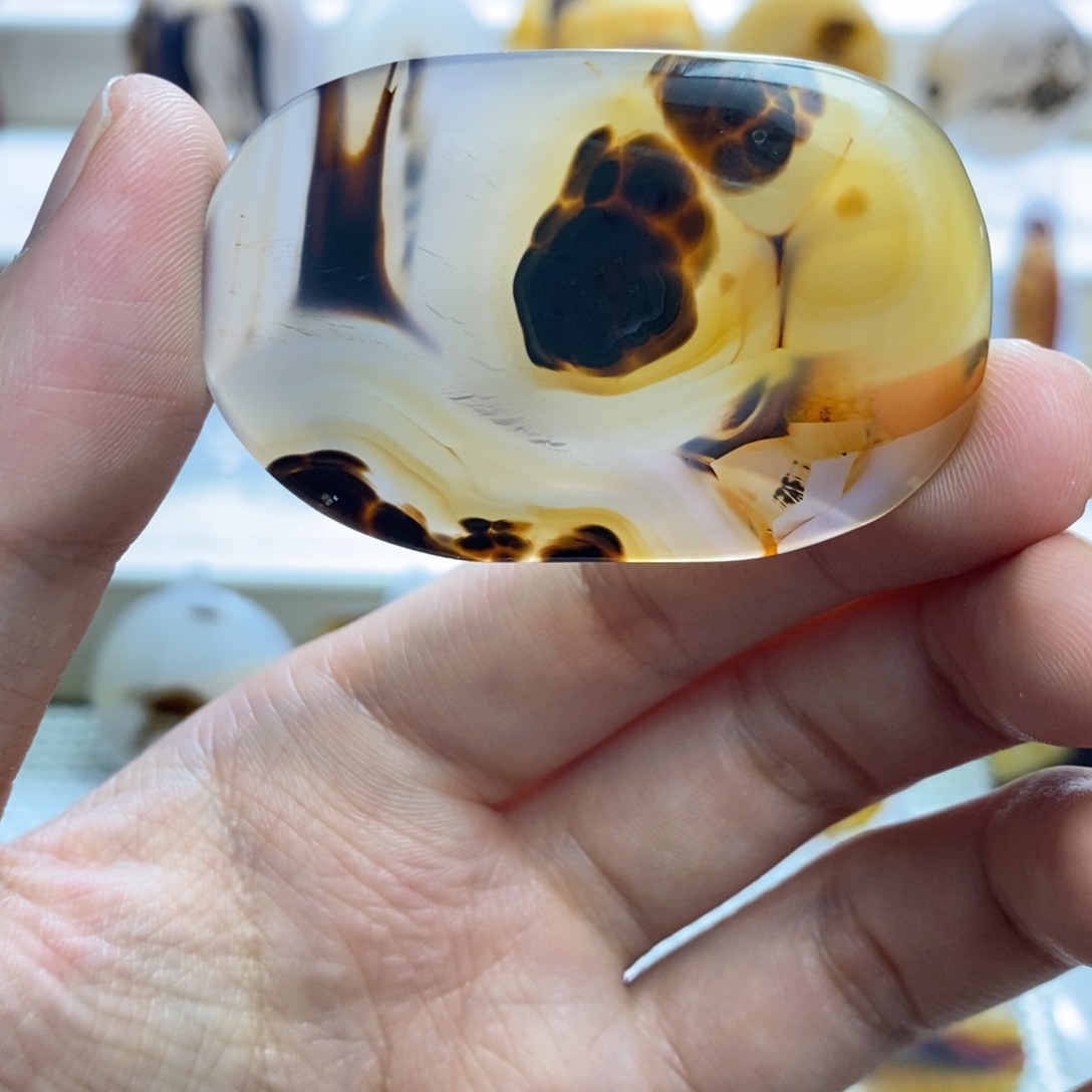 玛瑙/玉髓未镶嵌吊坠(不含链)