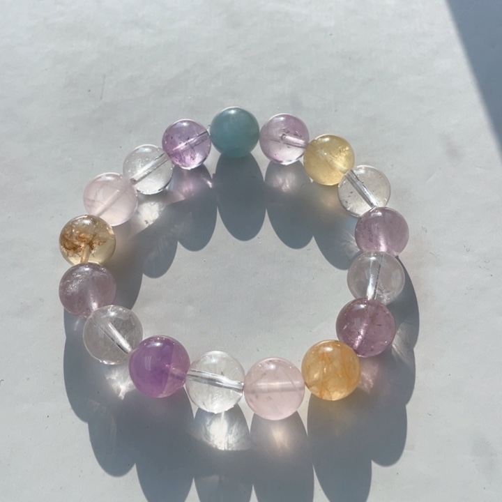 发晶手串未镶嵌?****?五行水晶