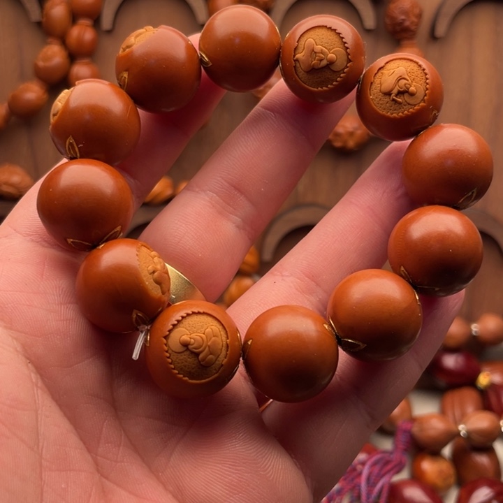 橄榄核手串/手链无相佛正圆