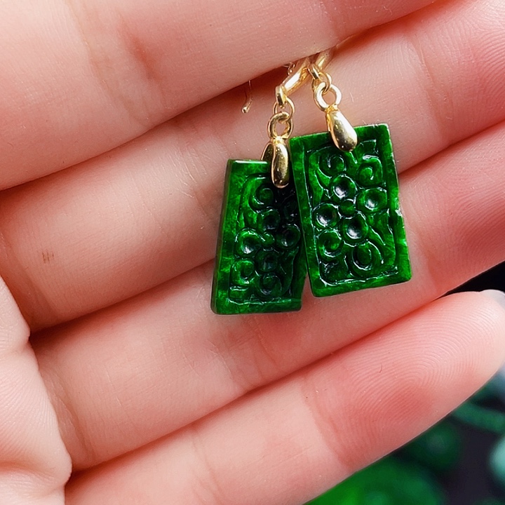 翡翠银S925镶嵌颈饰