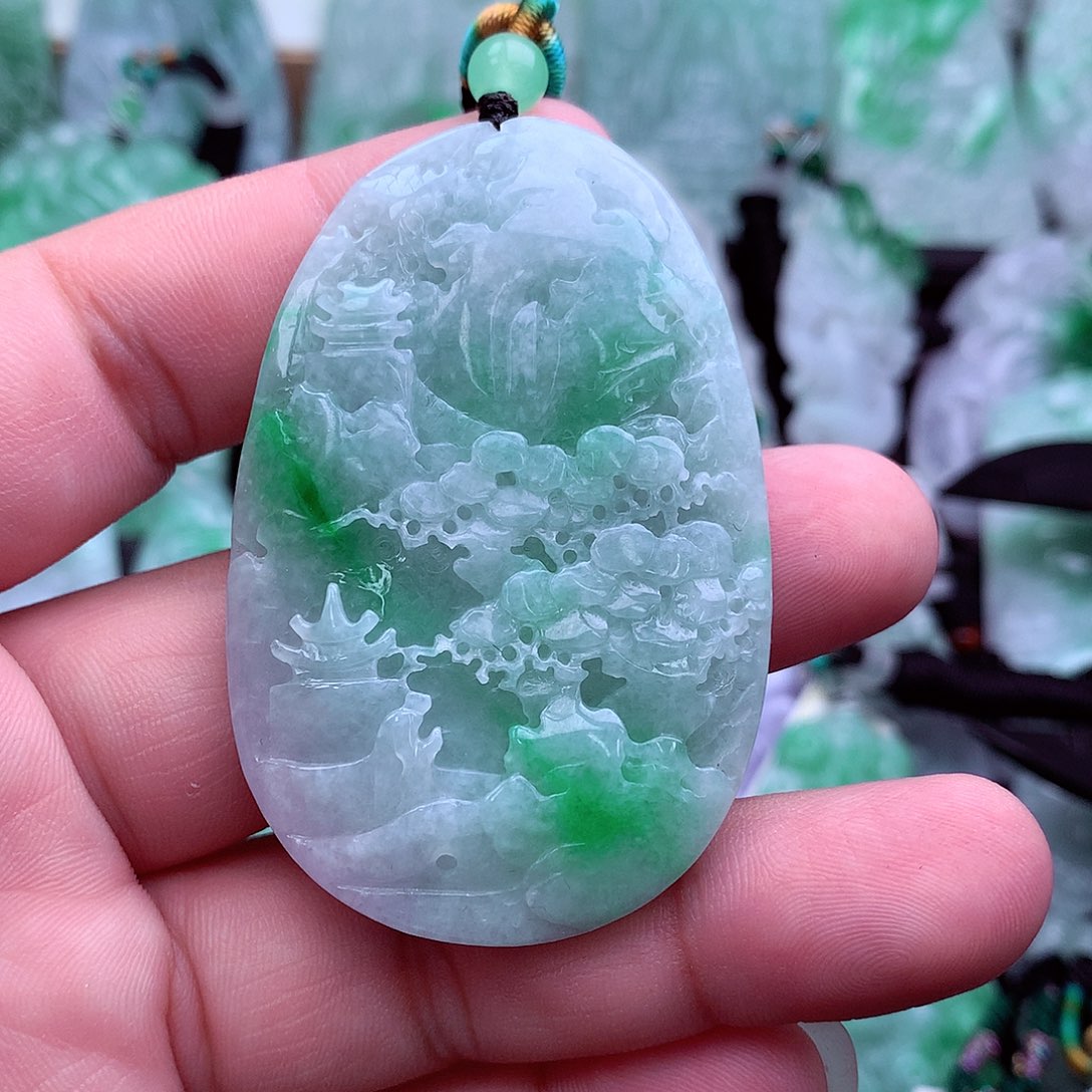 翡翠吊坠(不含链)未镶嵌