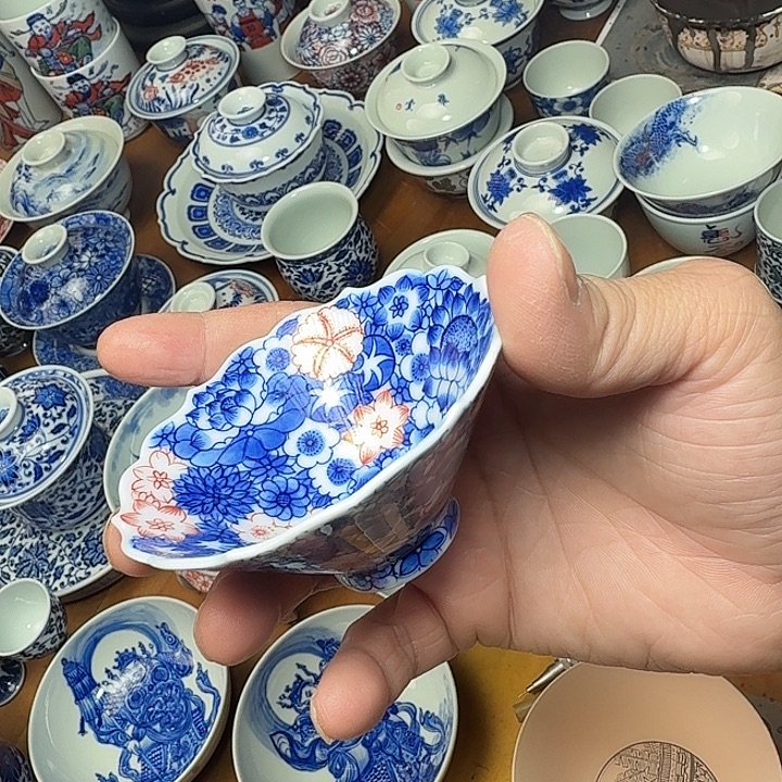 手绘万花斗笠款福利款