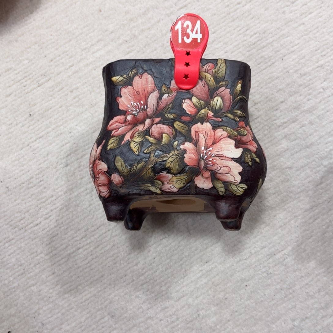 一***梅花盆紫砂陶瓷多肉花盆精品