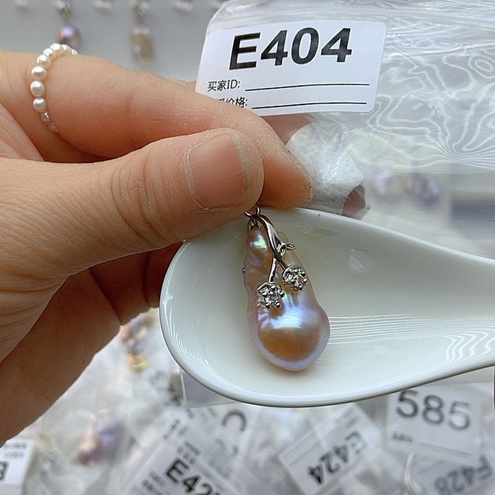 淡水珍珠颈饰银S925镶嵌