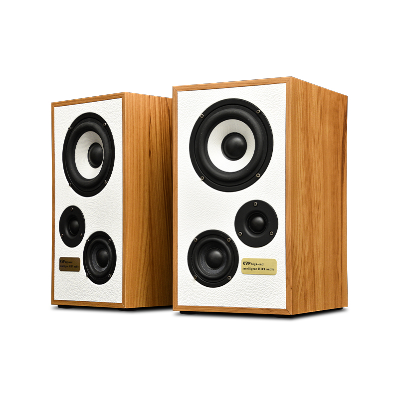 三分频HIFi音箱发烧高保真书架音响木制大功率电视音响