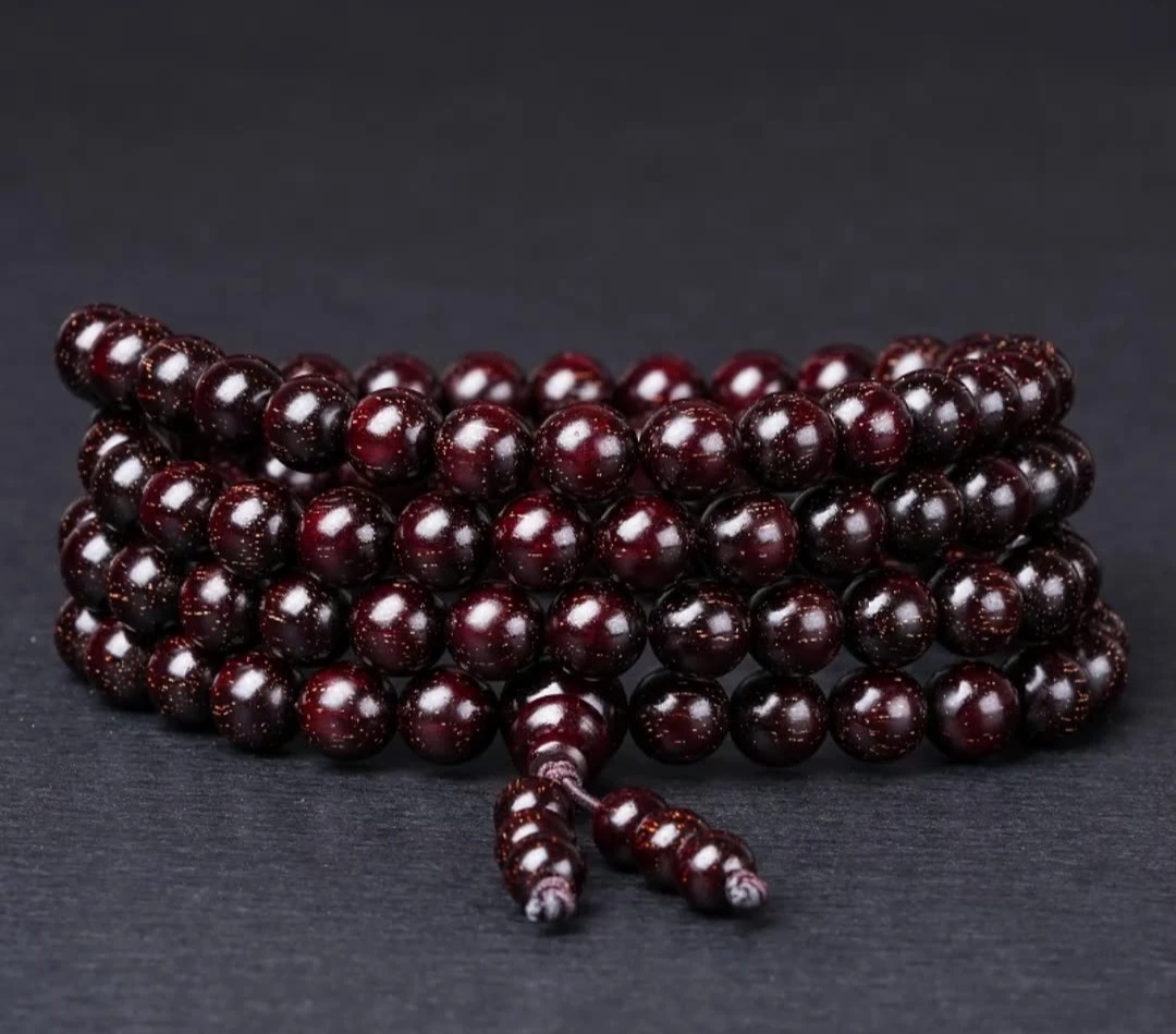 非金属木质手链 佛珠手串108颗满星念珠手串