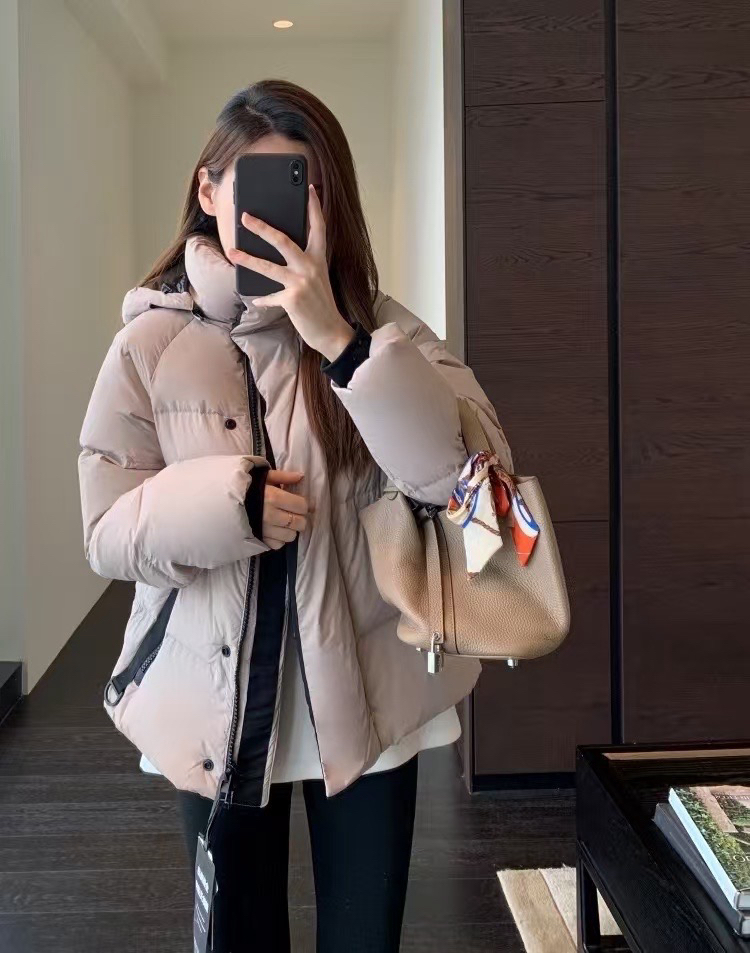 25全新配色~渠道好货！柜上1w+男女同款连帽短款鹅绒羽绒服