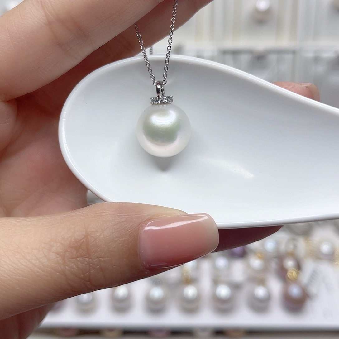 淡水珍珠未镶嵌吊坠(赠链)