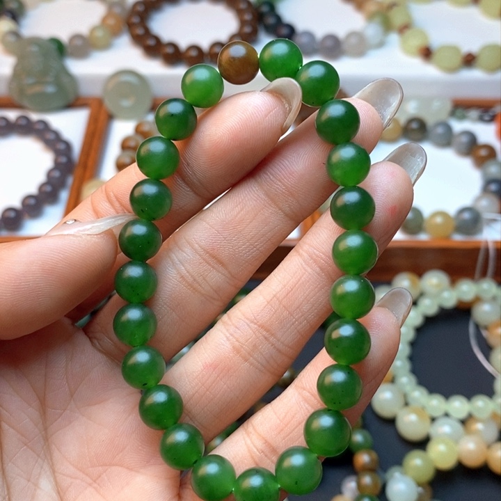 和田玉手链未镶嵌明*