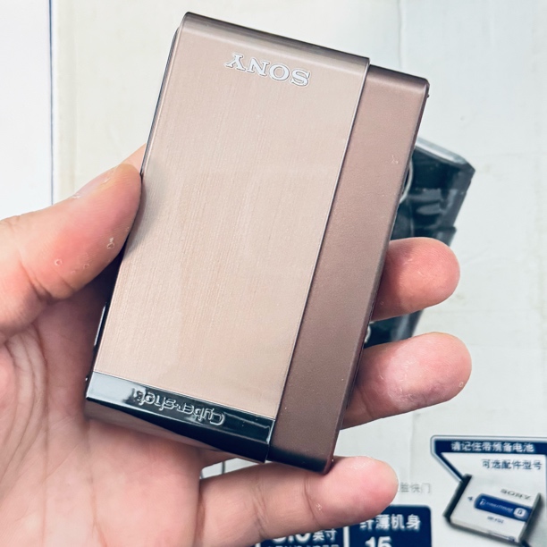 95新 Sony/索尼 t90原盒原充1200w像素滑盖触屏可涂鸦模式多