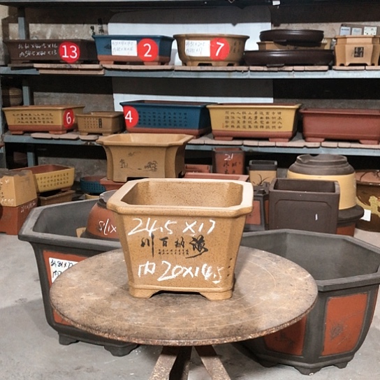 紫砂紫砂花盆包邮