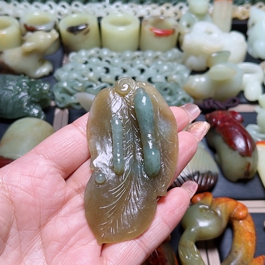 【闪购商品】和田玉吊坠(不含链)未镶嵌霞***.