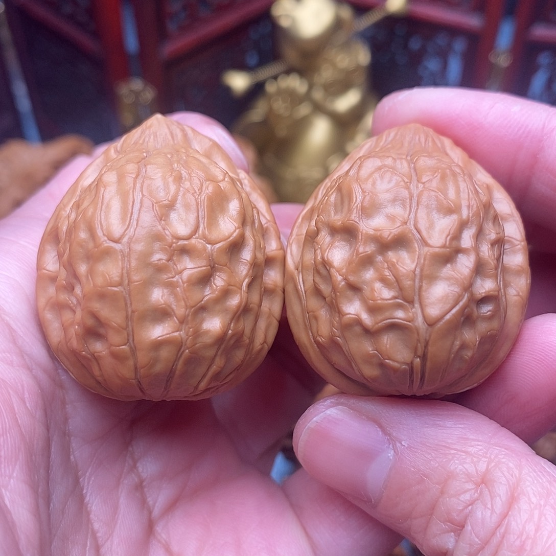 把件文玩核桃毕业全品手捻龟甲纹31.8尺