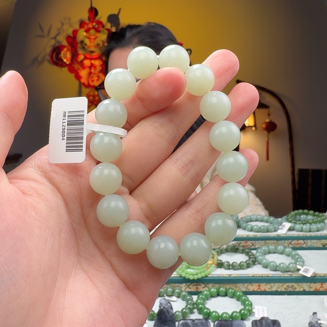 和田玉手串未镶嵌