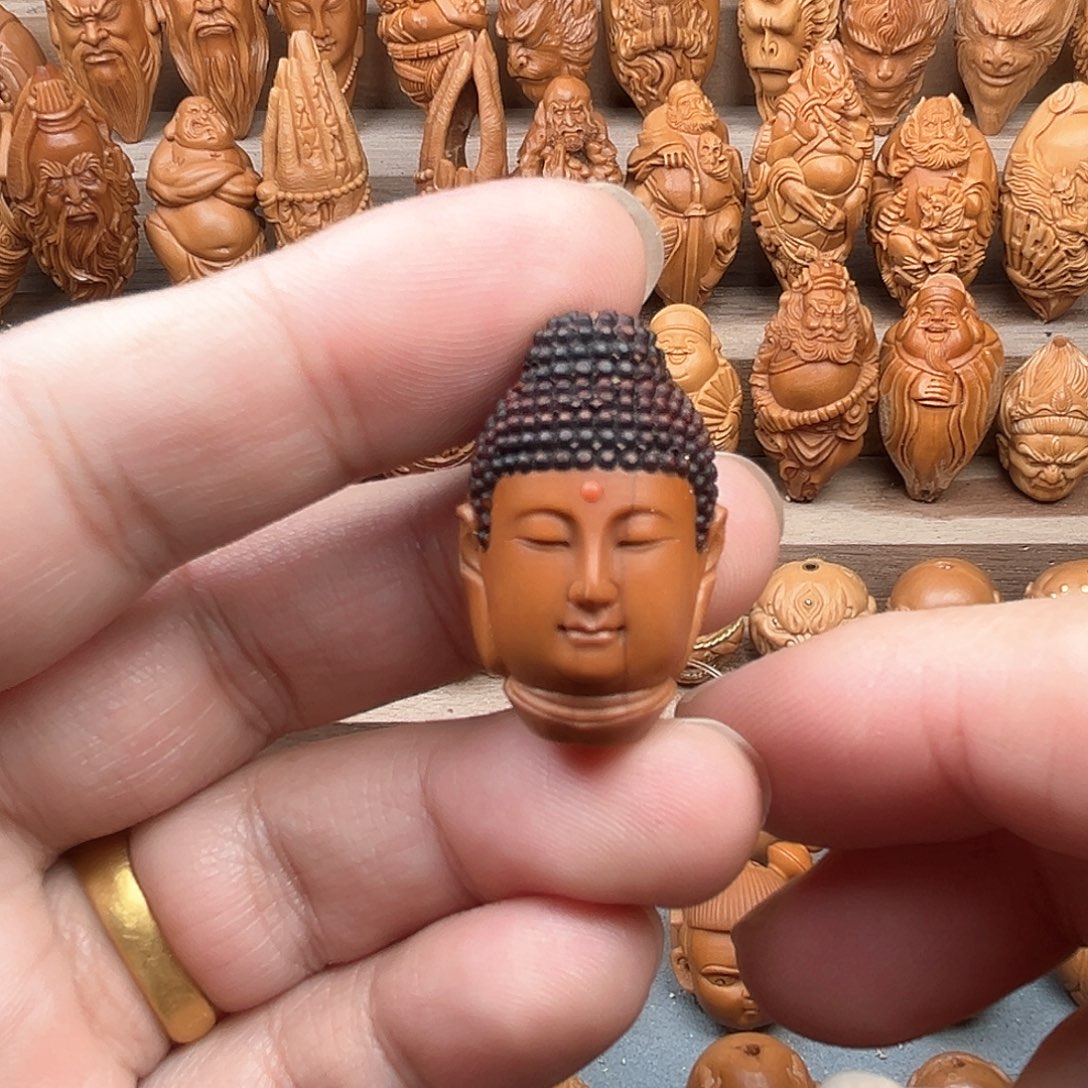 橄榄核吊坠20如来佛祖