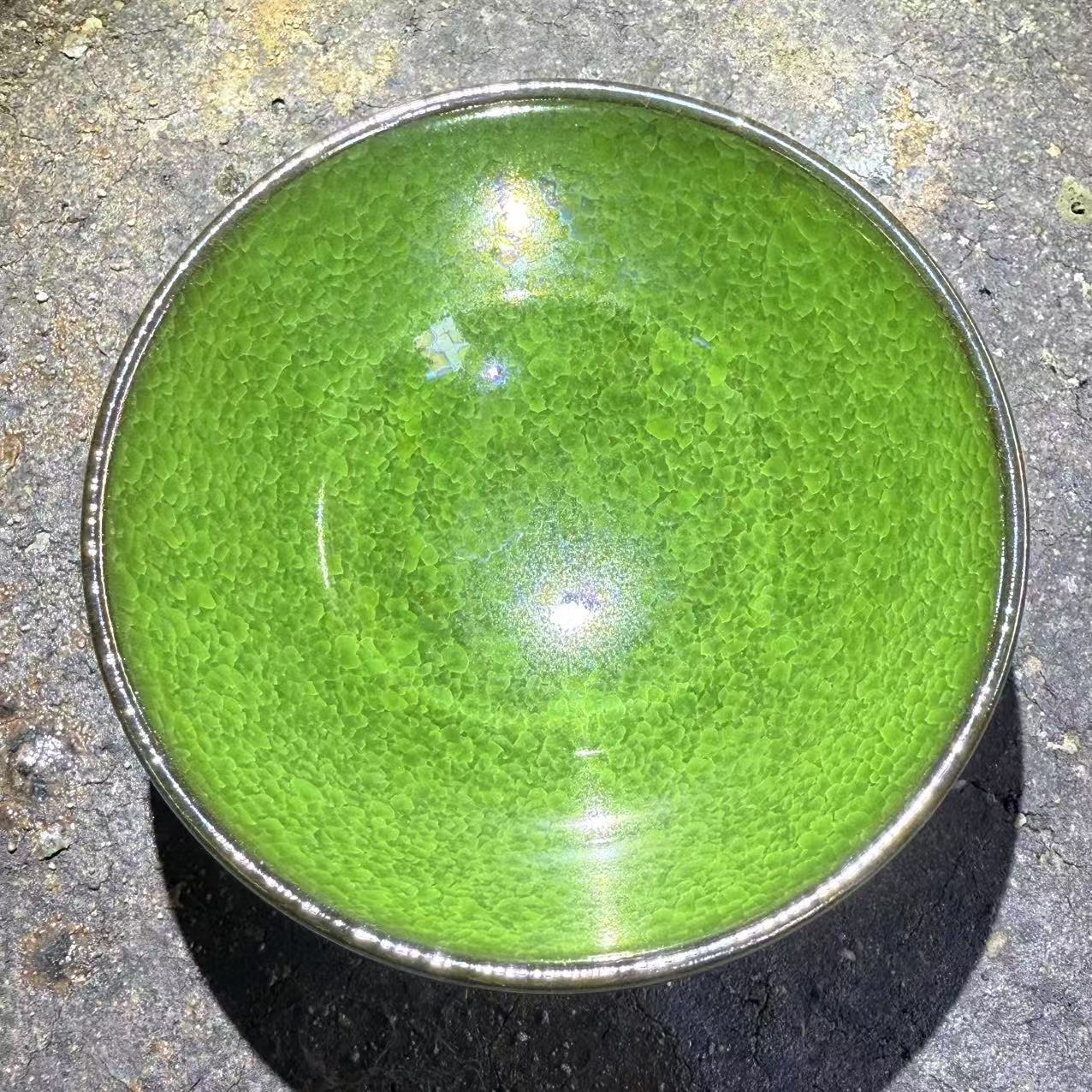 茶杯茶器 七彩绿冰裂