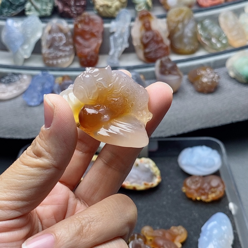 【闪购商品】未镶嵌吊坠定制玛瑙