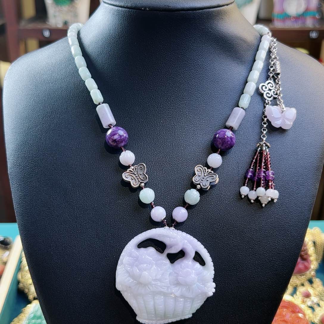 翡翠项链未镶嵌项链