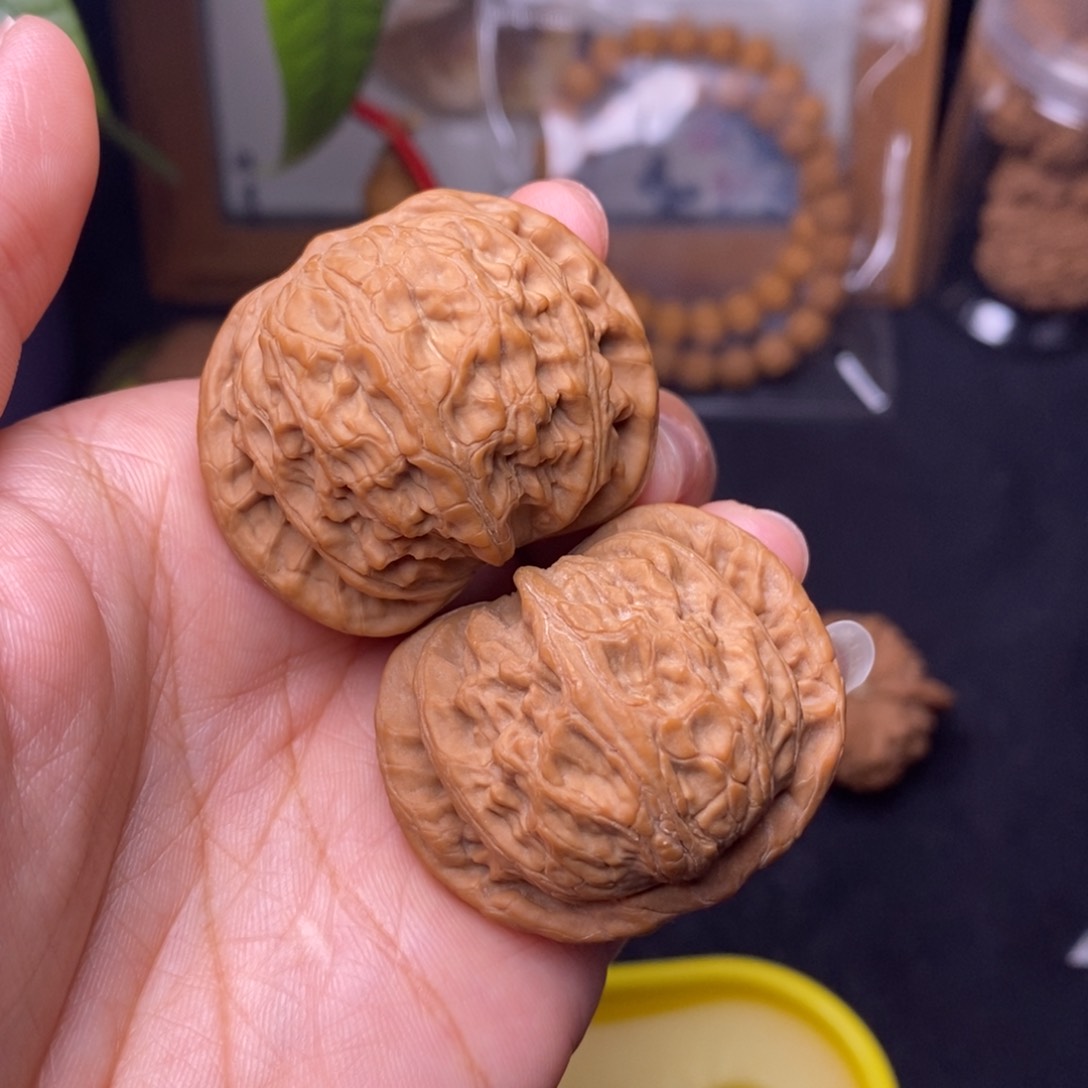 文玩核桃把件40战鼓