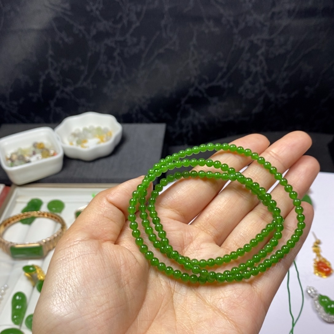 未镶嵌和田玉手串