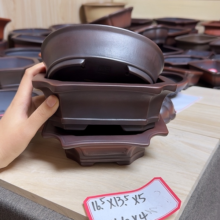 红陶初*识紫砂花盆