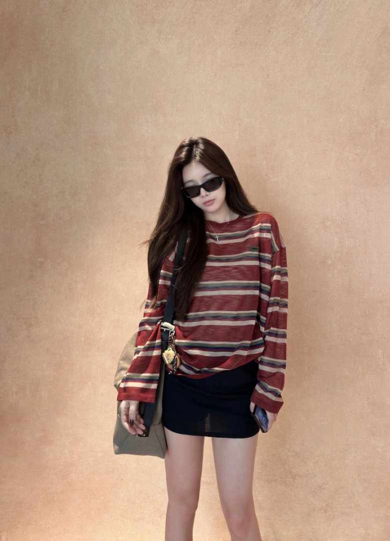 【浆果汽水】条纹 长袖（小号）
