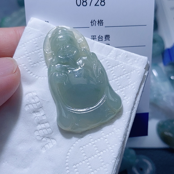 翡翠未镶嵌颈饰天光墟翡翠市场现金代购