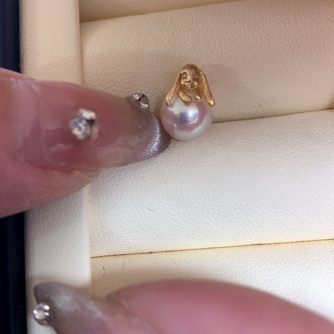 海水珍珠颈饰18K金镶嵌