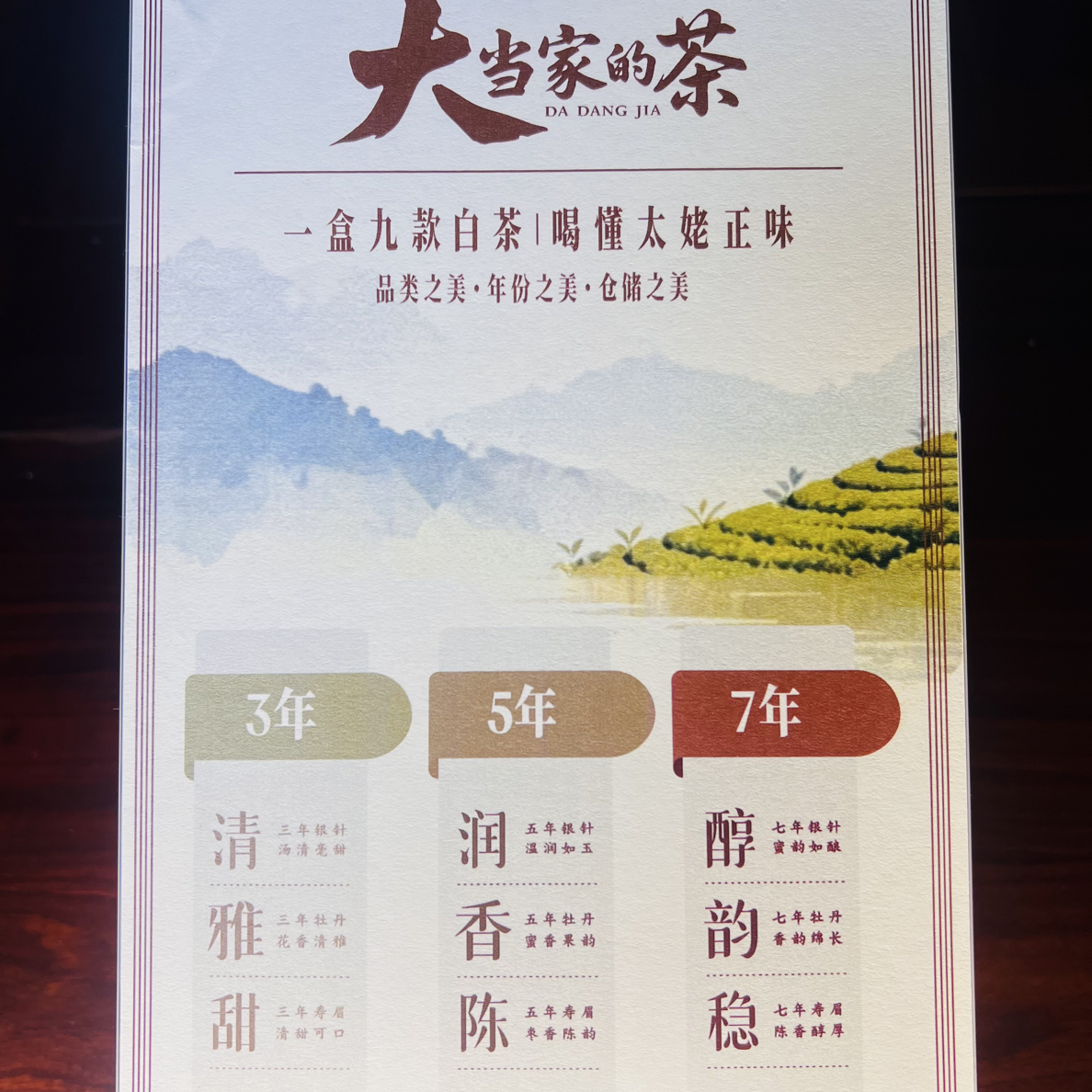 正山脉•白茶品类集成|喝懂年份风味