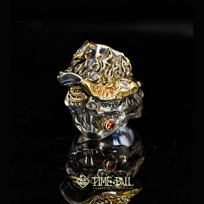 925银戒指 大赢家戒指 原创设计潮流个性情人节礼物轻奢银饰中古