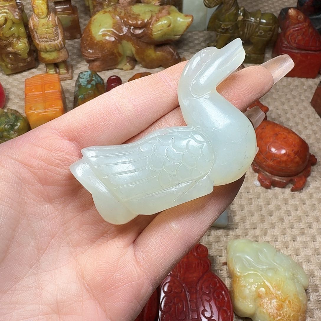 白玉菩提吊坠挂件