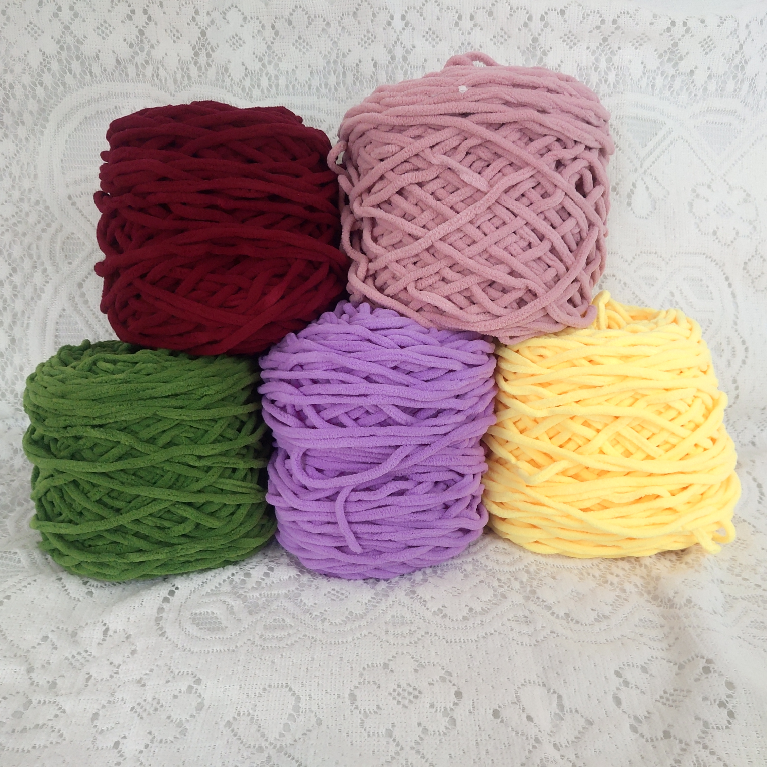 小冰条线大玩偶钩织毛线冰条线190克冰条线手工粗毛手编绒毛冰丝