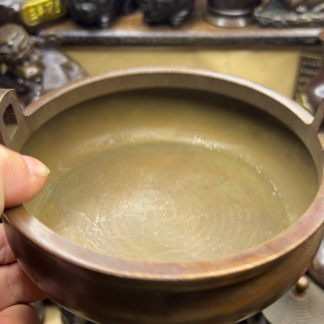 铜摆件欢迎欢迎你