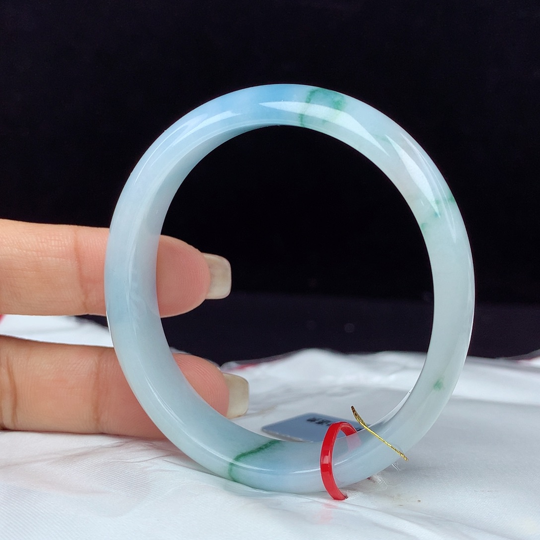 翡翠手镯未镶嵌54圈贵妃 3310