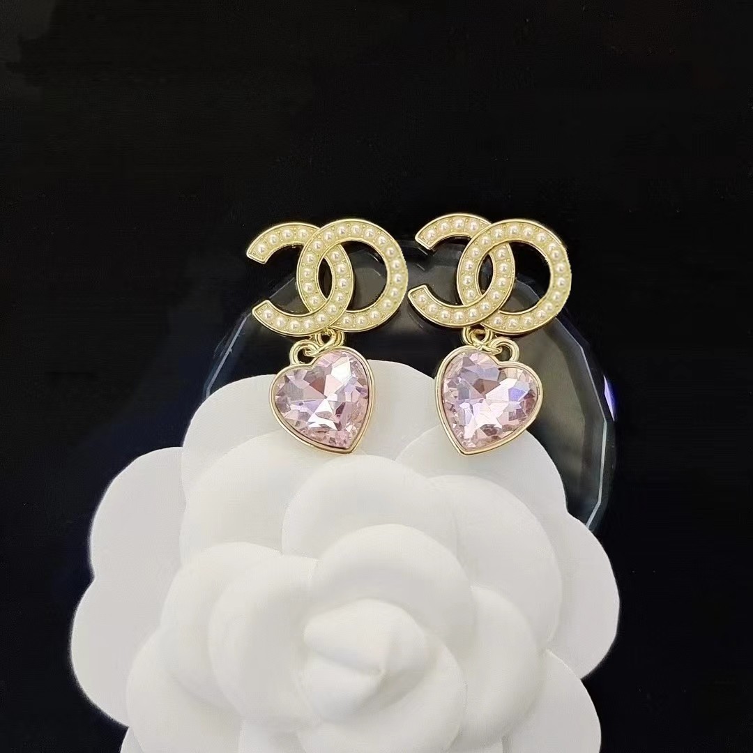 铜合金耳饰 法式浪漫小香风耳钉139