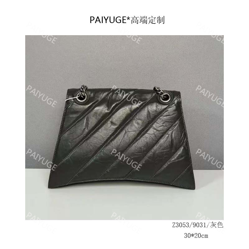 Z3053/9031/灰 Paiyuge高端订制女士单肩包斜挎包手提包1605