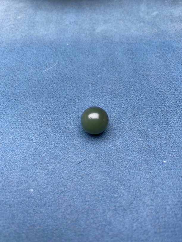 和田玉单珠散珠配饰牛油果绿卡12珠子直播间多样性拍一发一