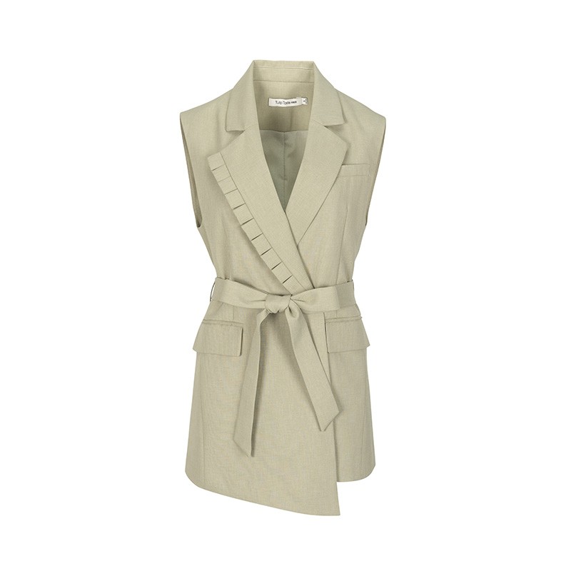 【品牌】商场同款新品TR料个性西装马甲N207A23105A