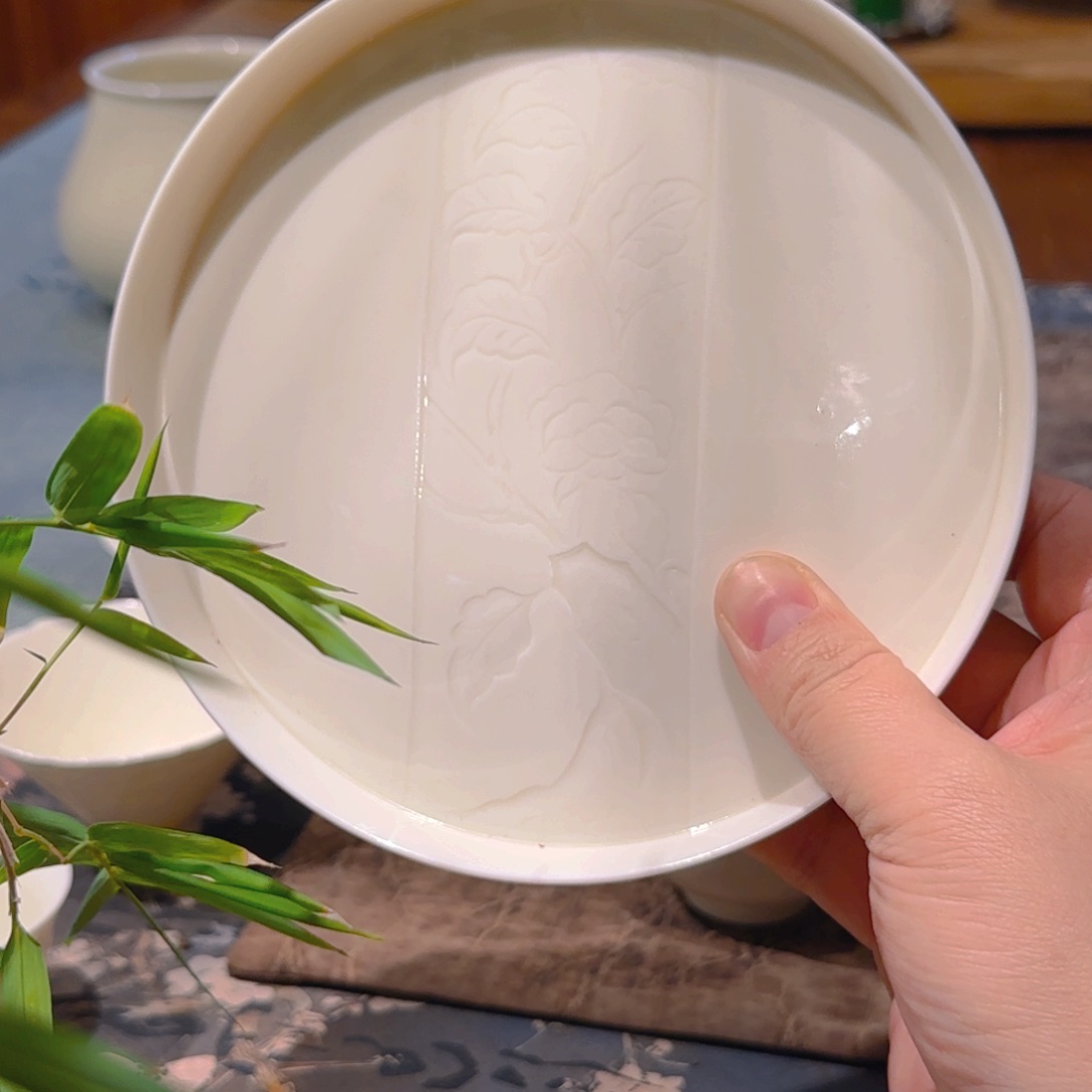 微澜定瓷 直壁壶承16cc