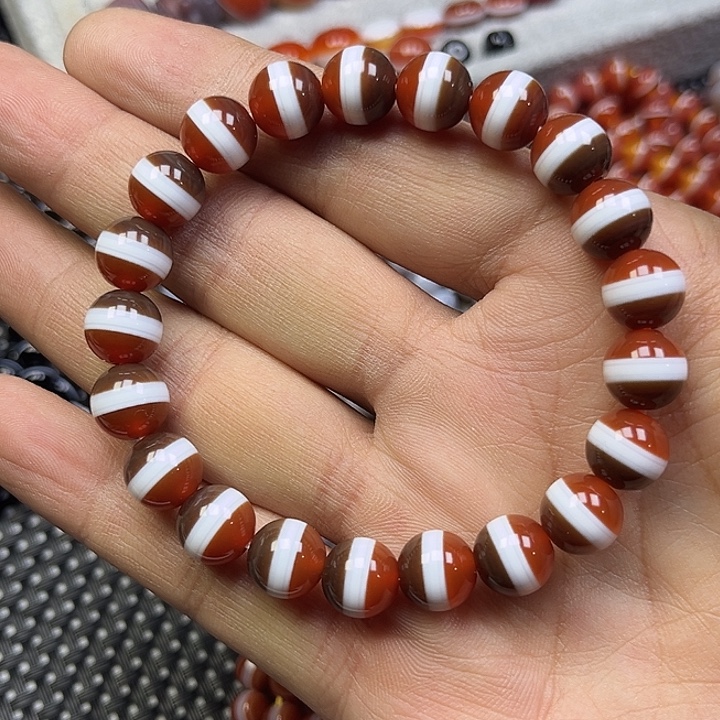 悦***哥玛瑙/玉髓未镶嵌手串