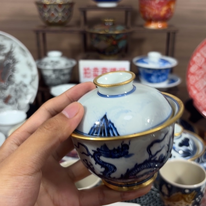 巴***光景德镇手工手绘陶瓷