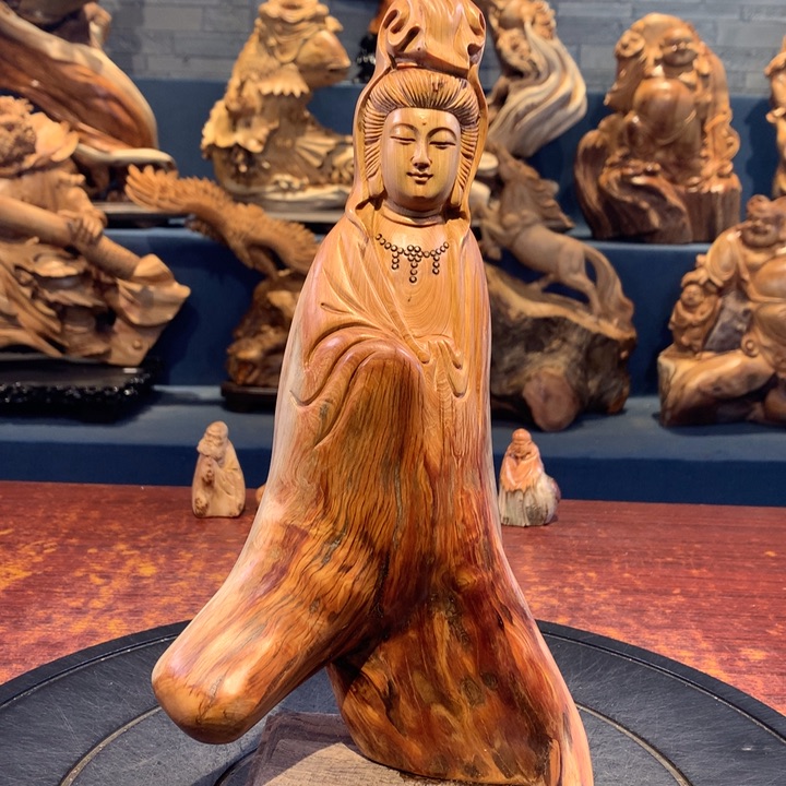 柏木（崖柏）根雕摆件